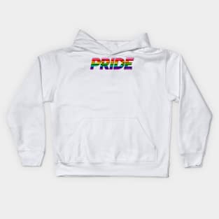 LGBTQ+ PRIDE: Gilbert Baker Pride Flag Kids Hoodie